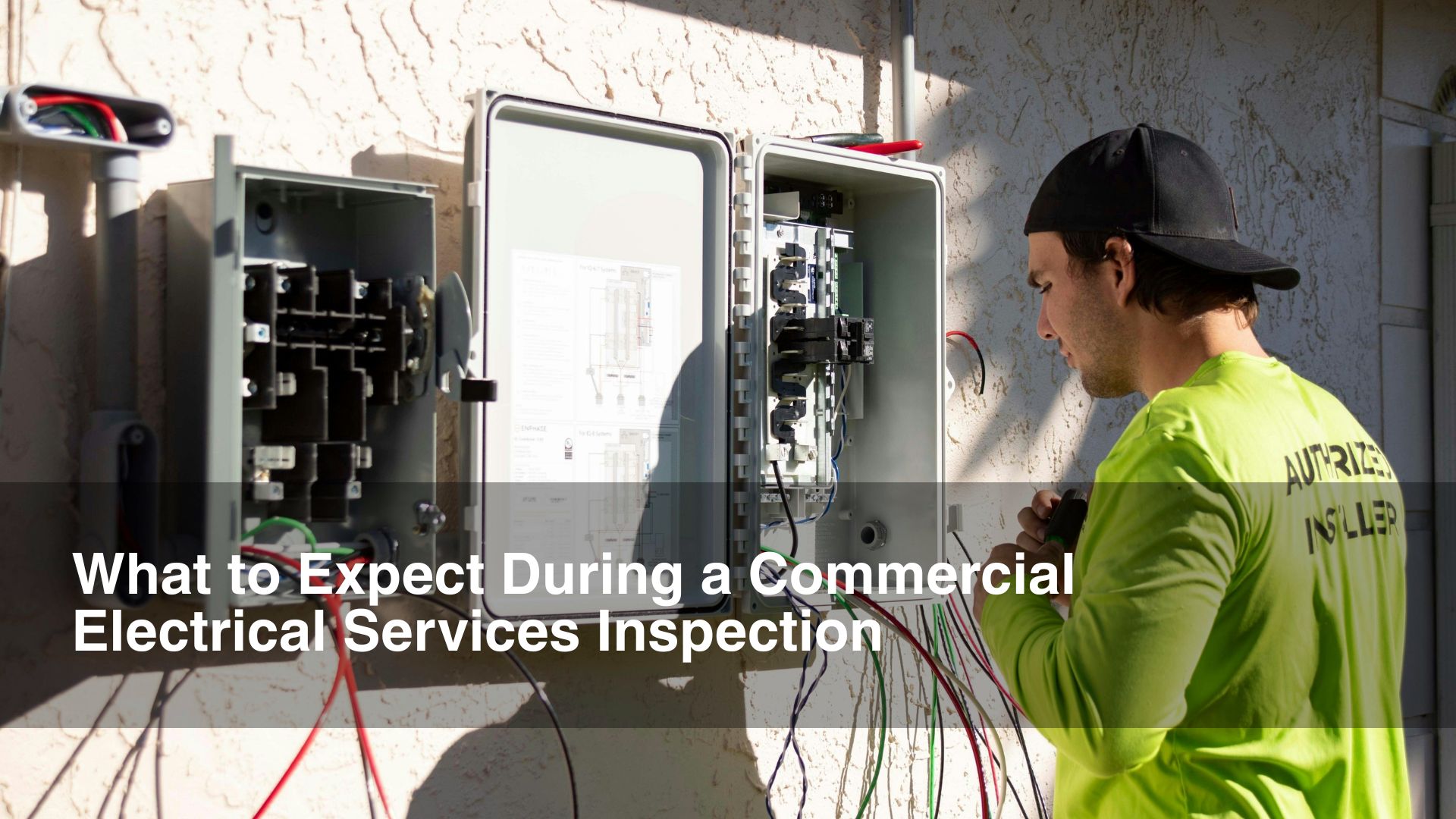 high vis jacket commercial electrical services